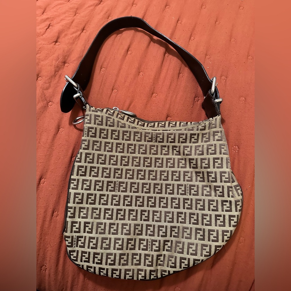 COPY - FENDI Zucchino Oyster Medium Bag Vintage
